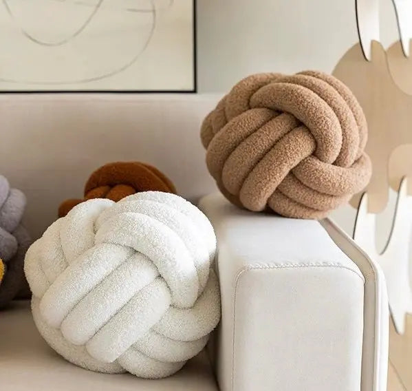 Knotted Ball Pillow - AWOLUS