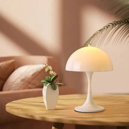 White Mushroom Floor Light - AWOLUS