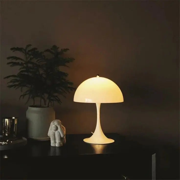 White Mushroom Floor Light - AWOLUS