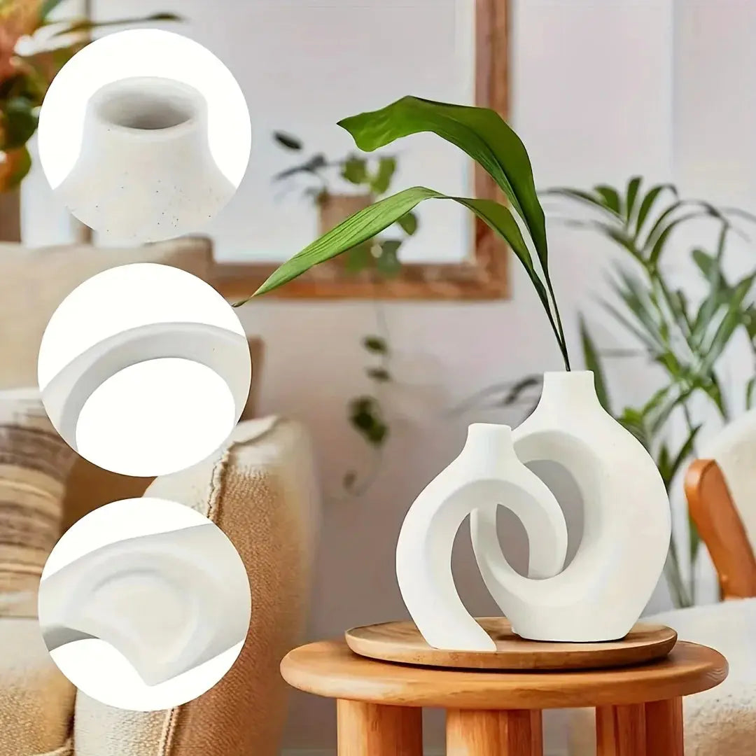 NordicGlow Ceramic Vase - AWOLUS