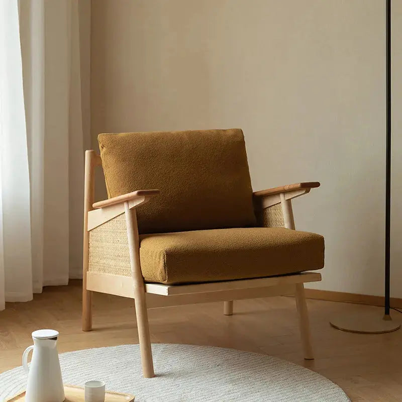 Japanese Wood Sofa Chair - AWOLUS