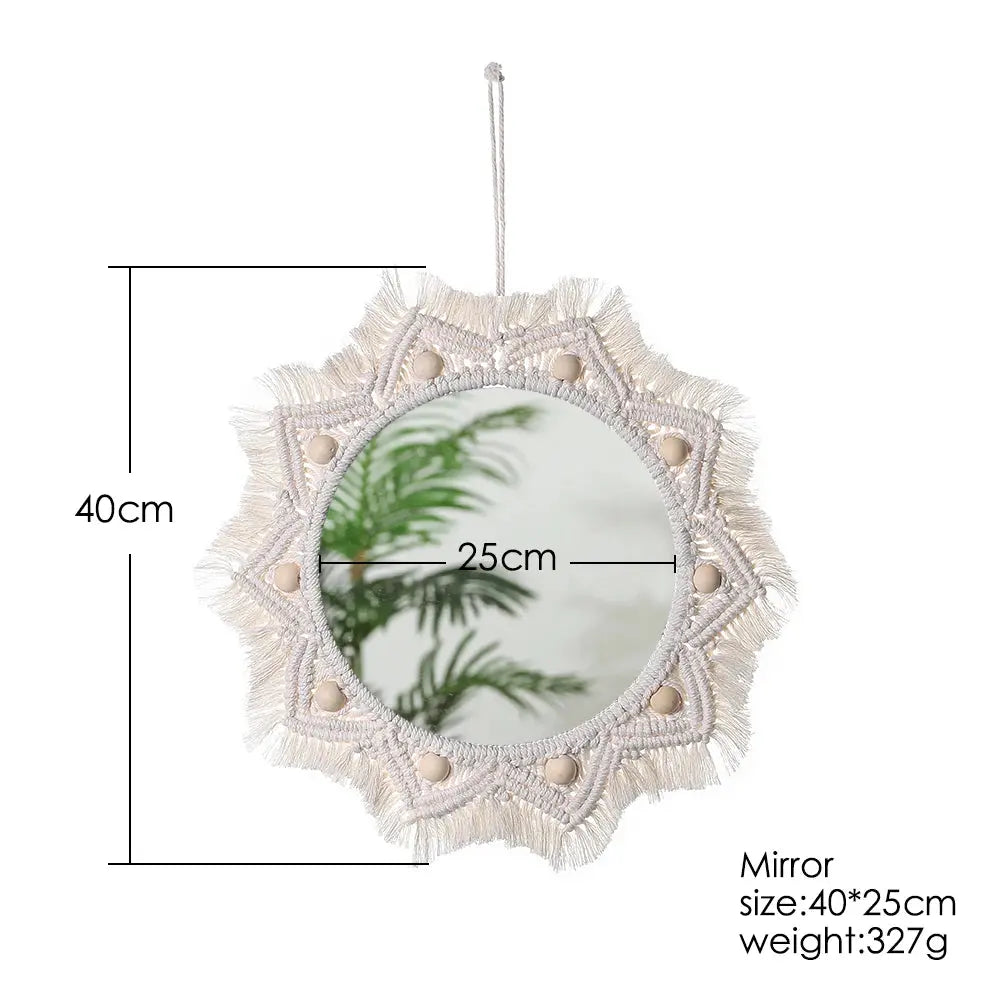 Macrame Wall Mirror - AWOLUS