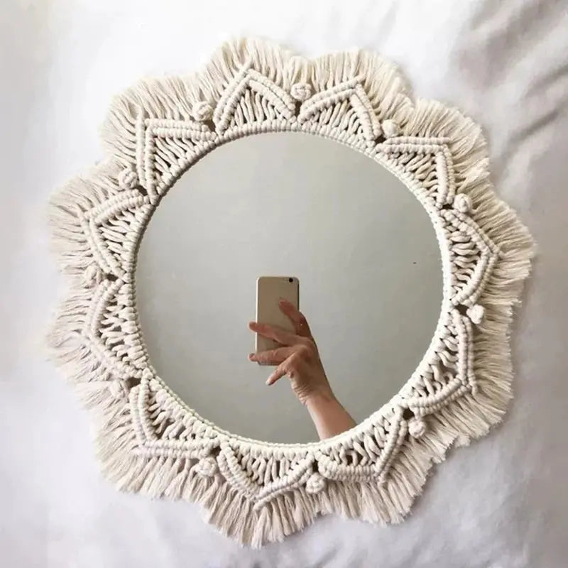 Macrame Wall Mirror - AWOLUS