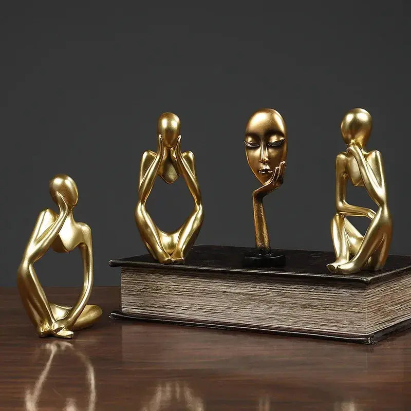 The Thinker Abstract Sculpture - AWOLUS
