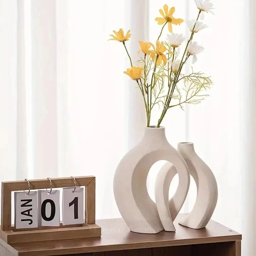 NordicGlow Ceramic Vase - AWOLUS