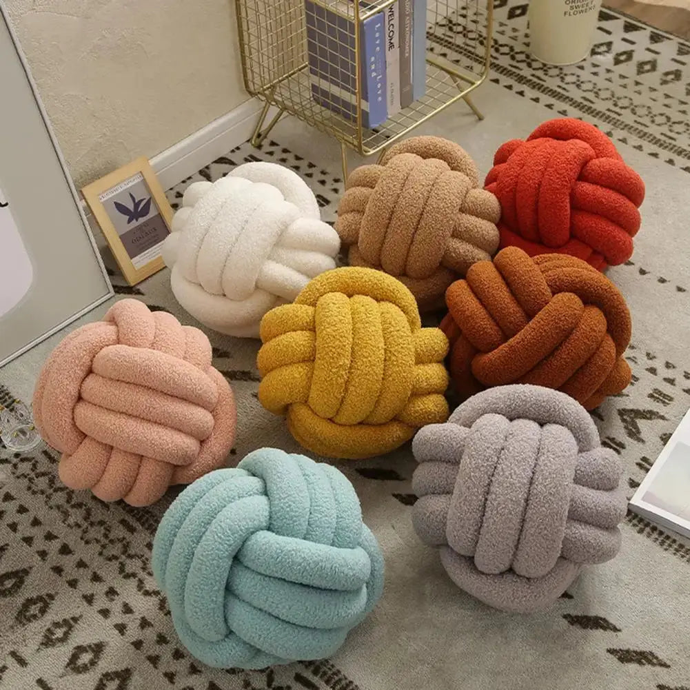 Knotted Ball Pillow - AWOLUS