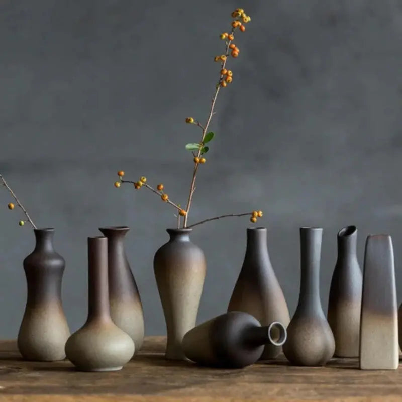 Retro Zen Ceramic Vase - AWOLUS
