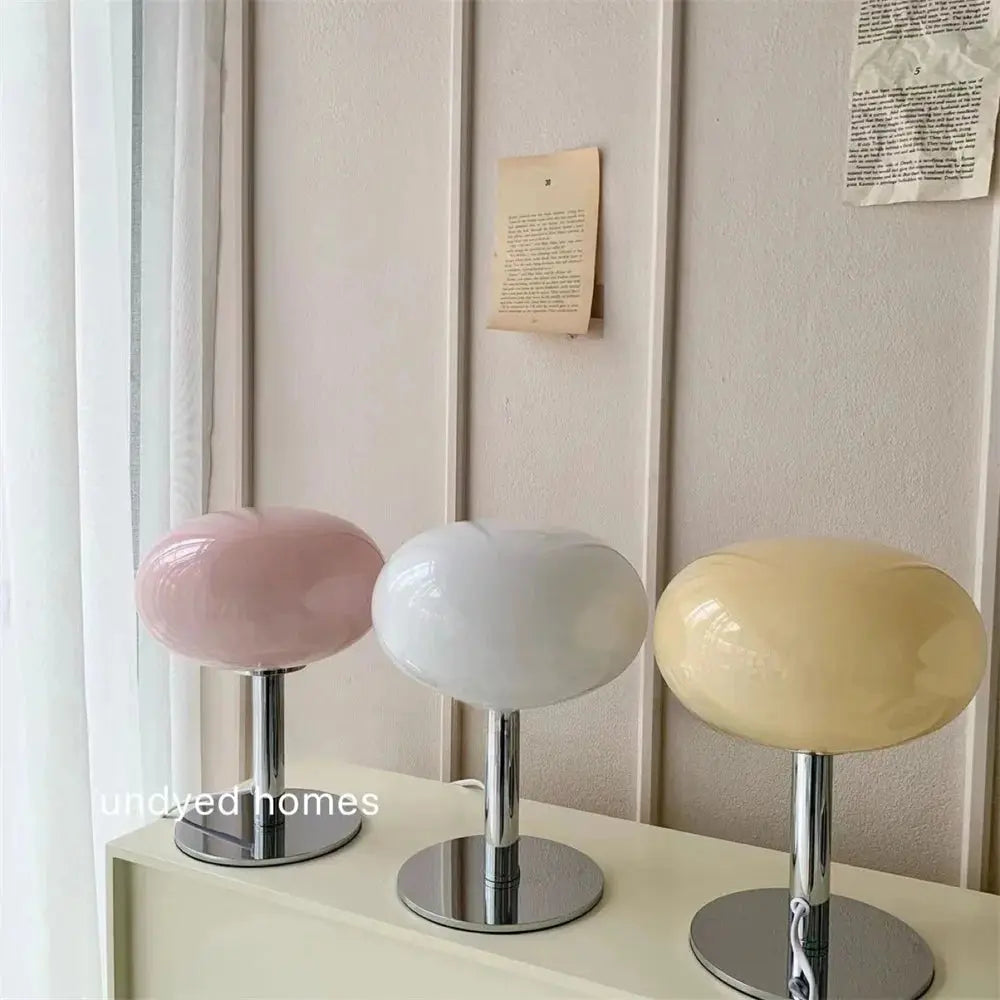 Medieval Cream Glass Lamp - AWOLUS