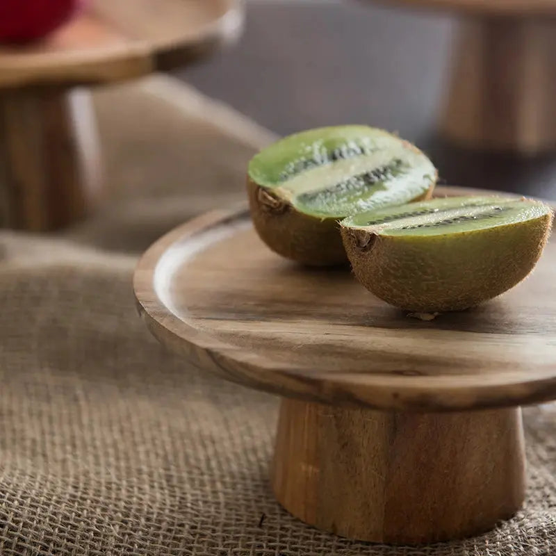 High Stand Wooden Plate - AWOLUS