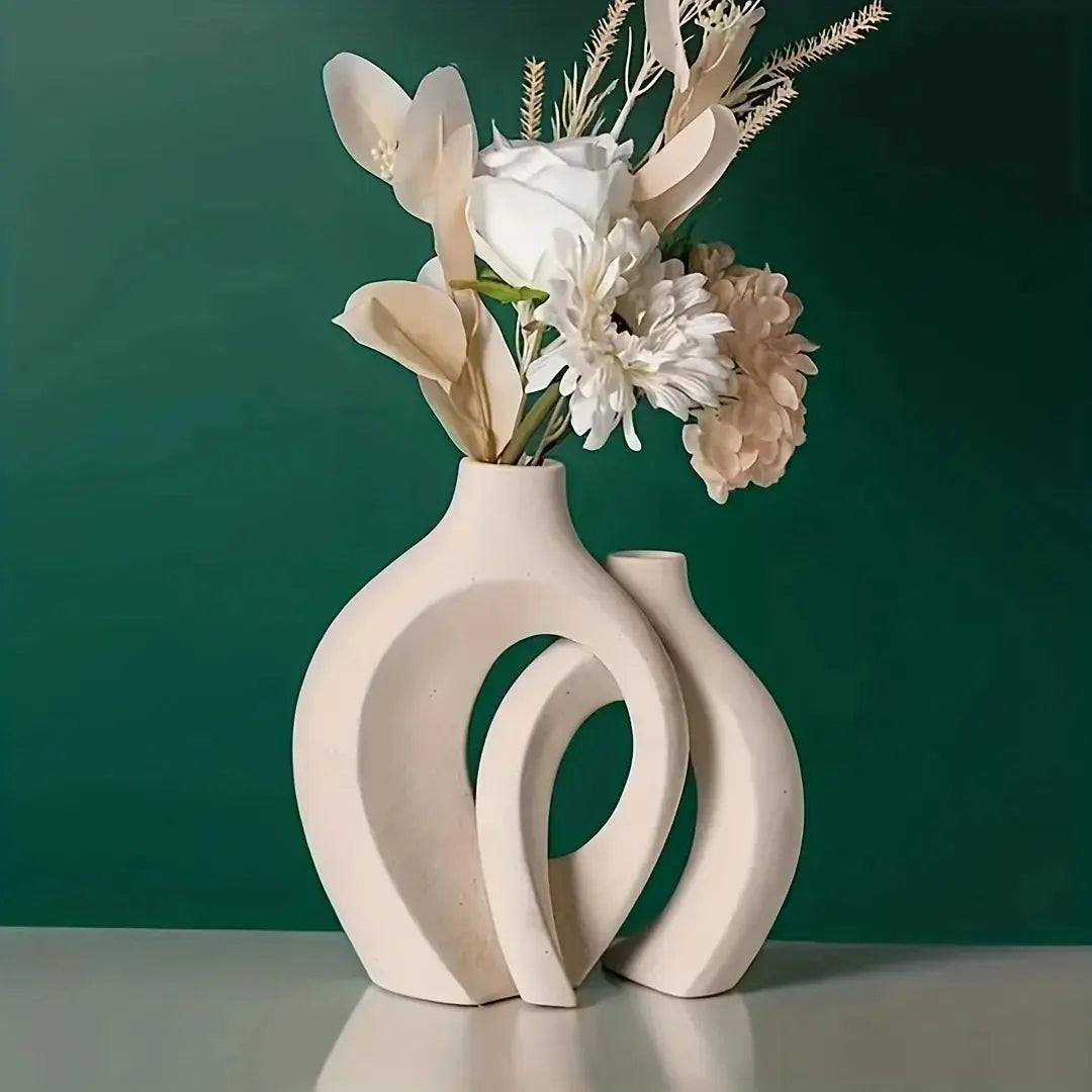 NordicGlow Ceramic Vase - AWOLUS
