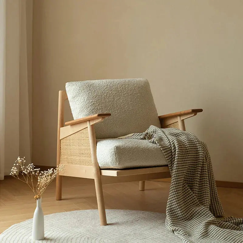 Japanese Wood Sofa Chair - AWOLUS