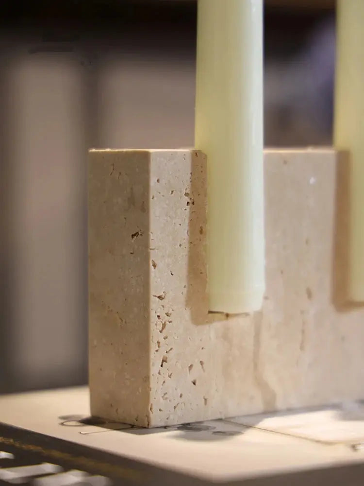 Marble Candlestick Holder - AWOLUS