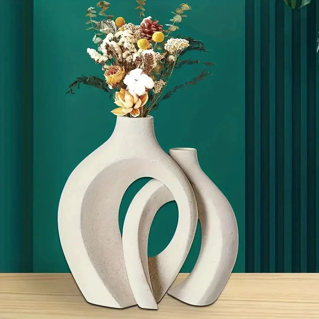 NordicGlow Ceramic Vase - AWOLUS