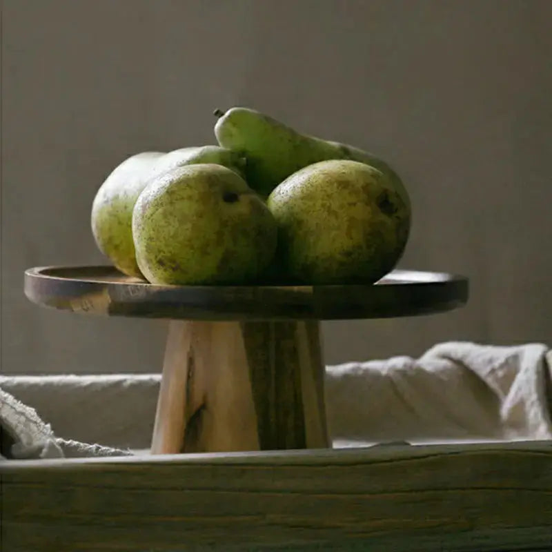 High Stand Wooden Plate - AWOLUS