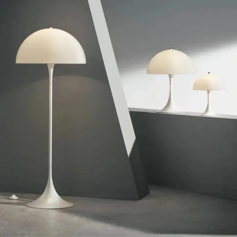 White Mushroom Floor Light - AWOLUS