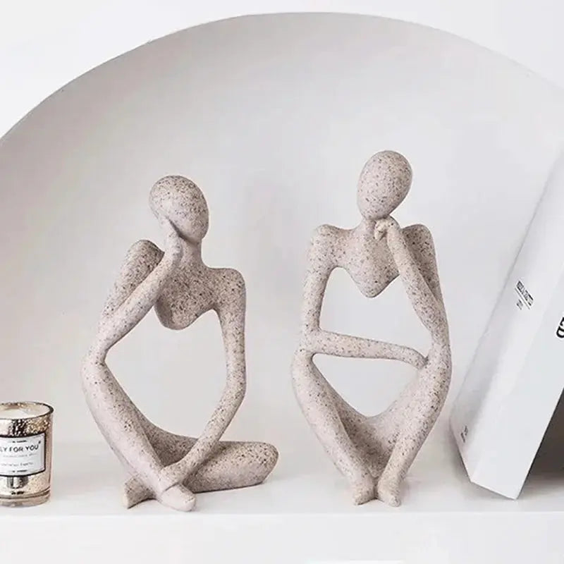 The Thinker Abstract Sculpture - AWOLUS