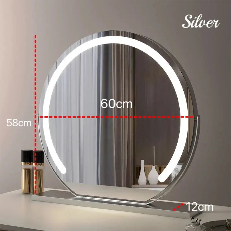 AuraBright Round Mirror - AWOLUS