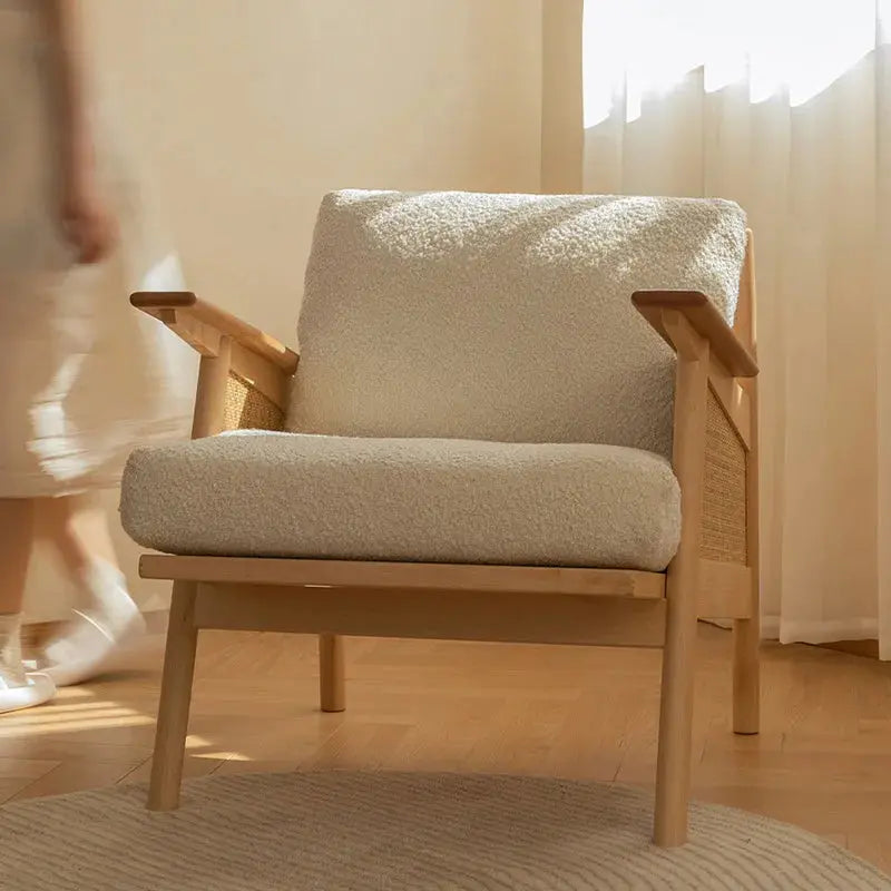 Japanese Wood Sofa Chair - AWOLUS