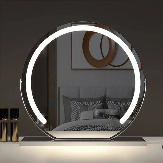 AuraBright Round Mirror - AWOLUS