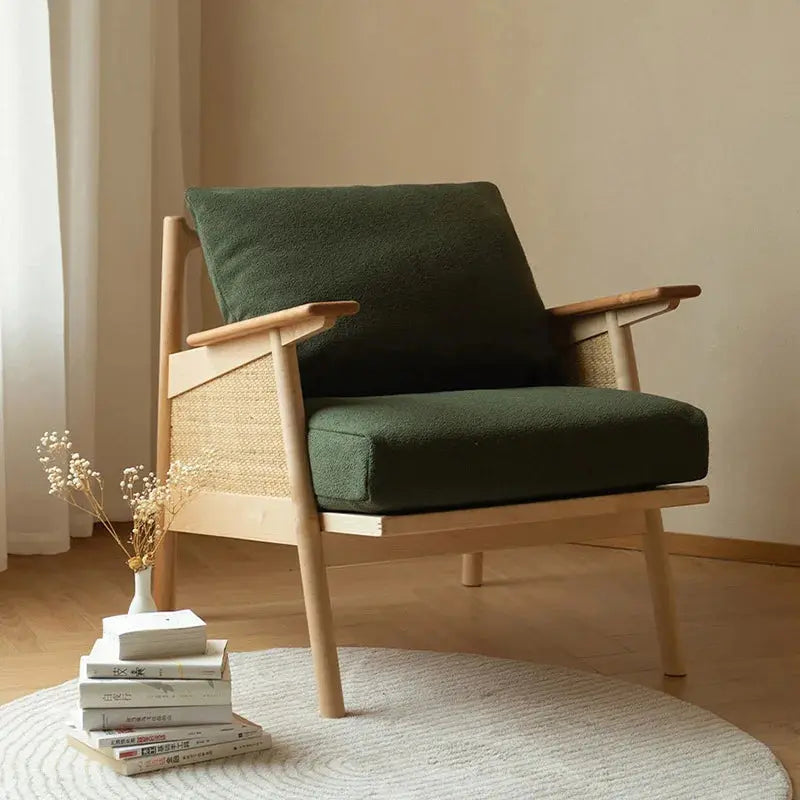 Japanese Wood Sofa Chair - AWOLUS